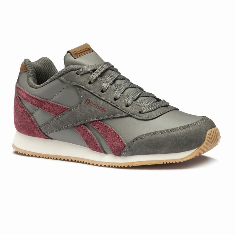 Tenisi Reebok Royal Classic Jogger 2.0 Baieti Gri Inchis/Rosii/Albi Romania GV3865NF